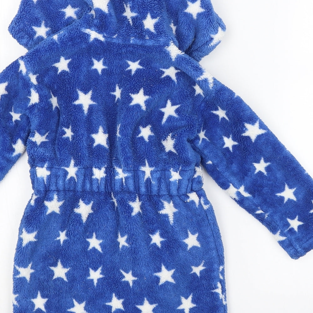 George Baby Blue Argyle/Diamond Robe Size 12-18 Months - MICKEY MOUSE