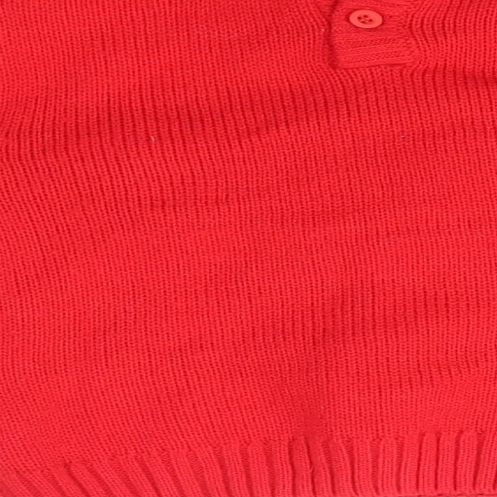 Matalan Baby Red Pullover Jumper Size 9-12 Months - penguin