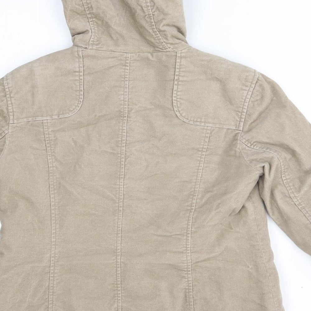 NEXT Womens Beige Jacket Coat Size 8