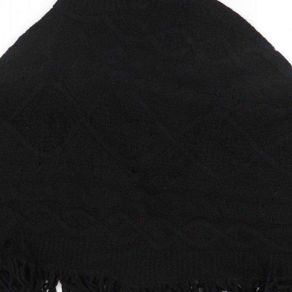 NEXT Womens Black Overcoat Poncho Size M