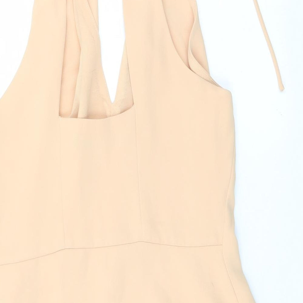 Zara Womens Beige Basic Blouse Size M