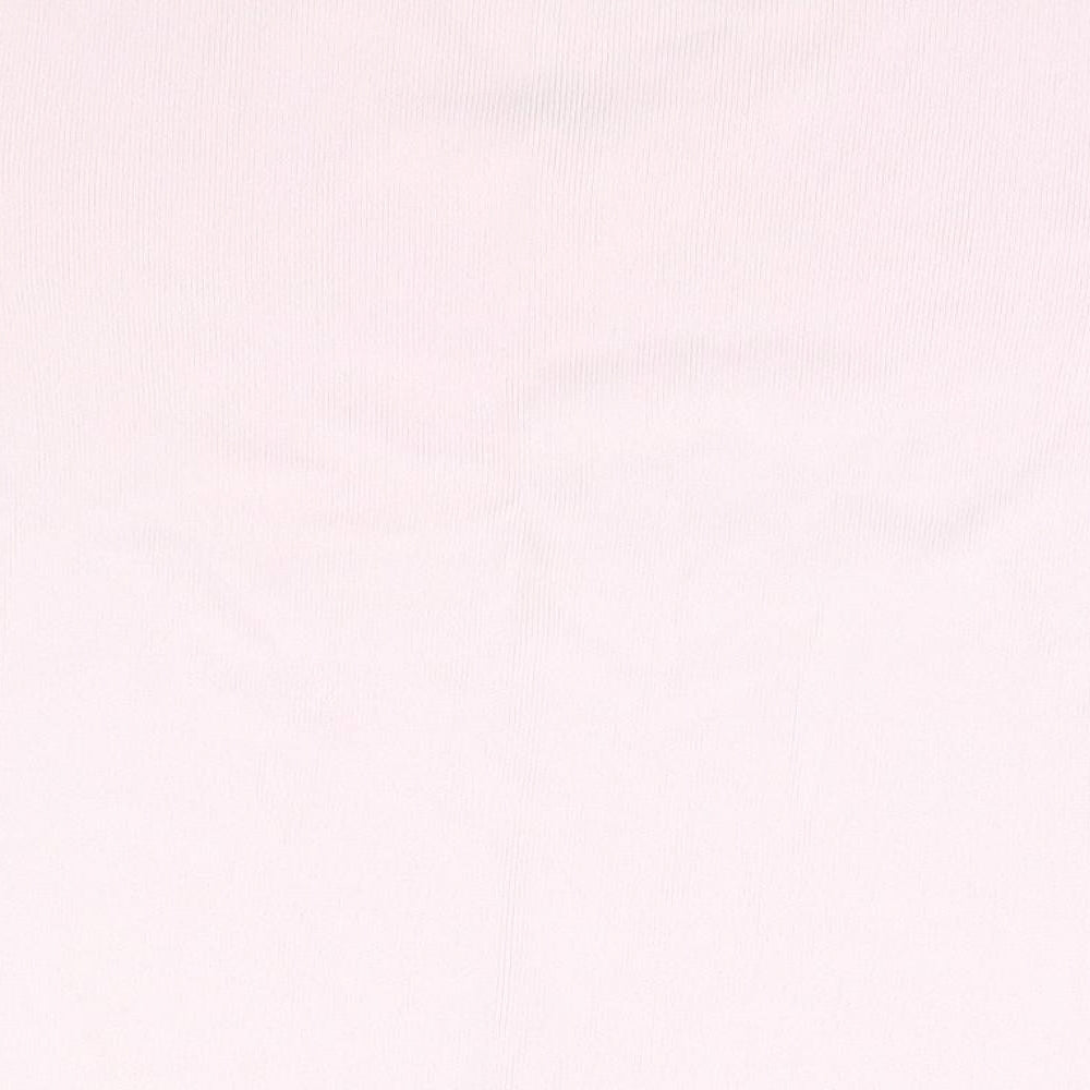 Debbie Morgan Womens Pink Basic T-Shirt Size M