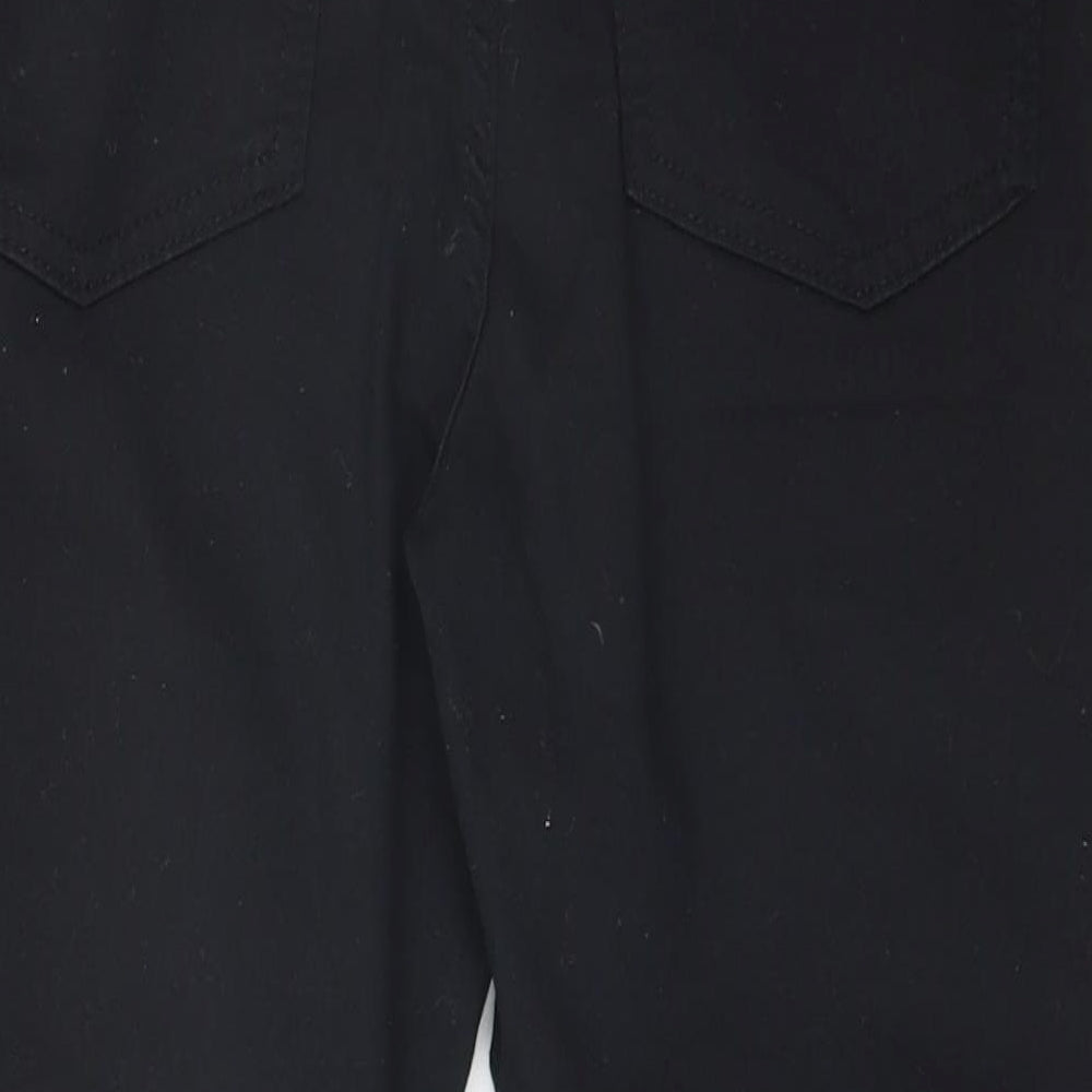 Marks & Spencer Womens Black Straight Jeans Size 10 L20 in