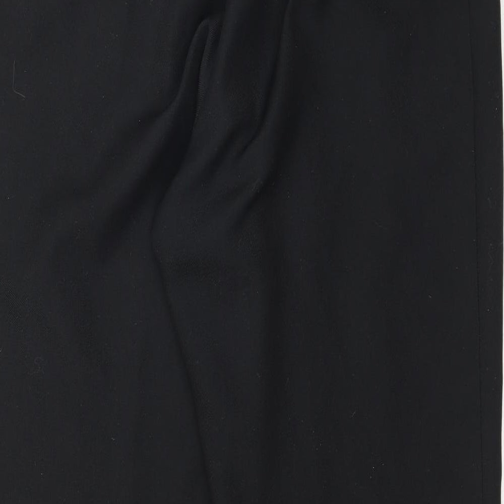 Marks & Spencer Womens Black Trousers Size 14 L28 in