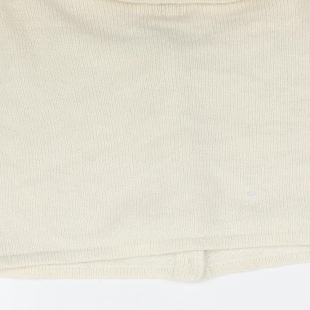 Matalan Womens Ivory Knit Cardigan Jumper Size 16