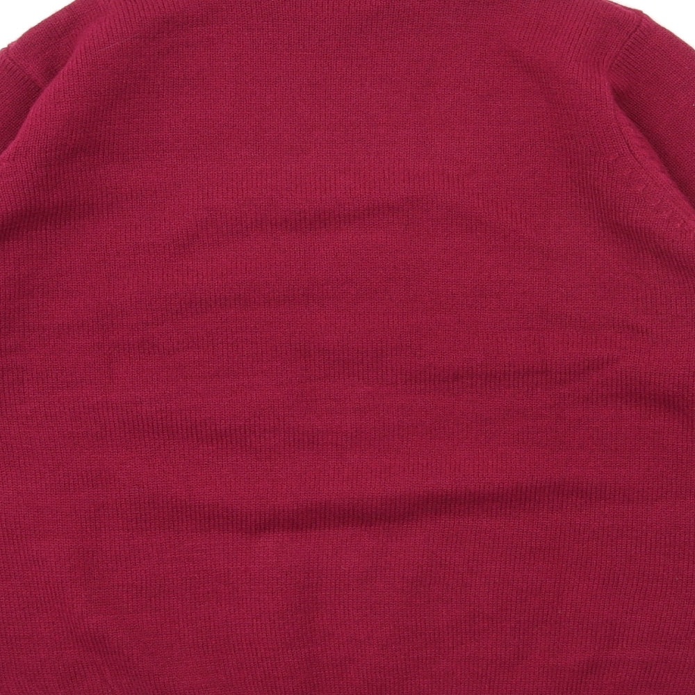 EWM Womens Purple Pullover Jumper Size M