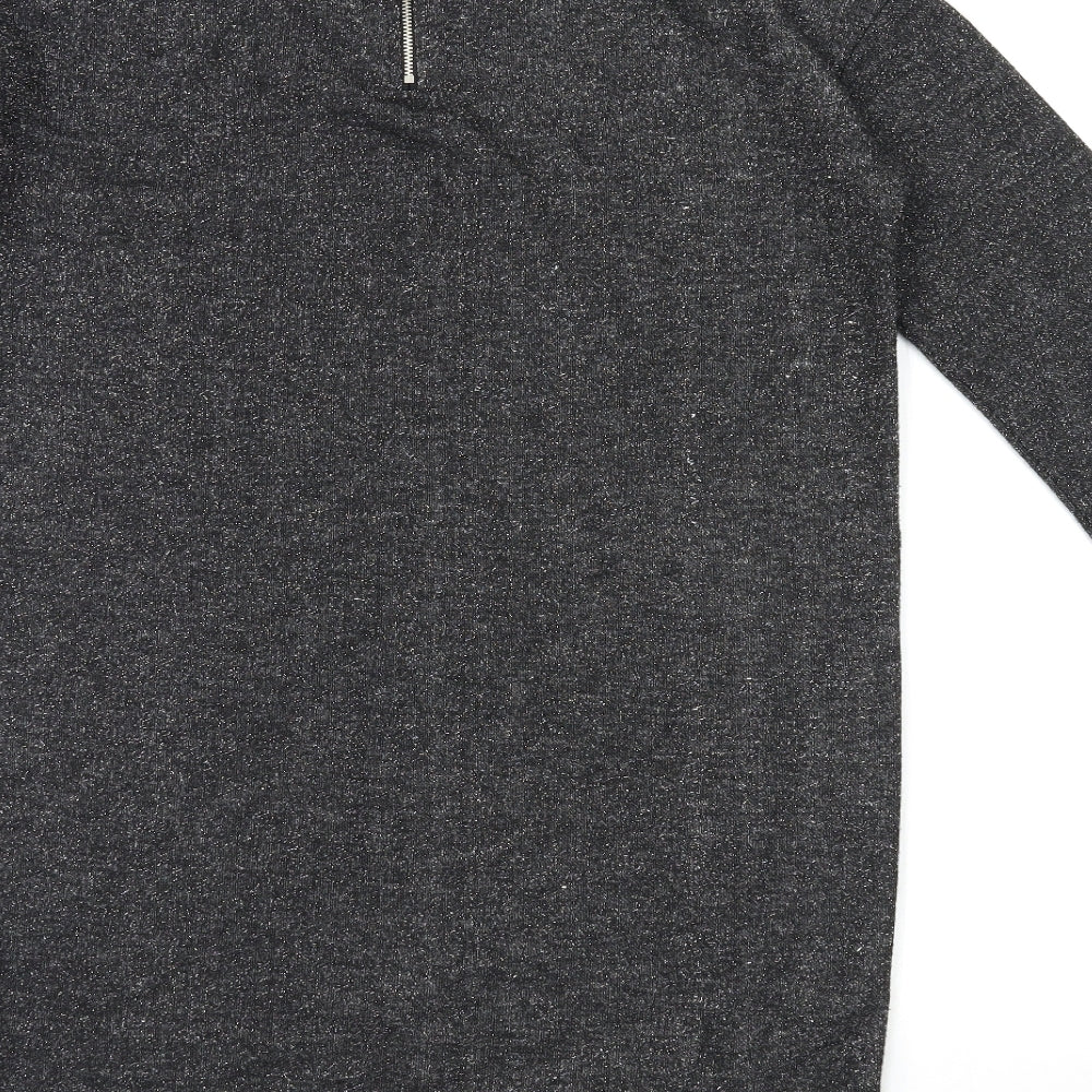 Select Womens Grey Fit & Flare Size 14
