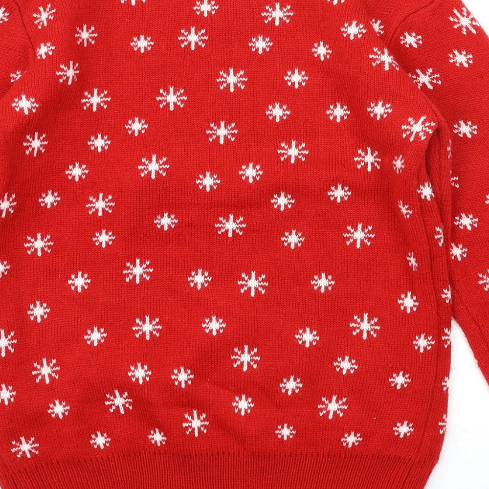 Cedarwood State Mens Multicoloured Geometric Pullover Sweatshirt Size XS