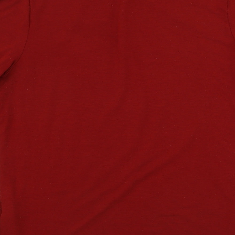 CLIMATYL Womens Red Basic T-Shirt Size M