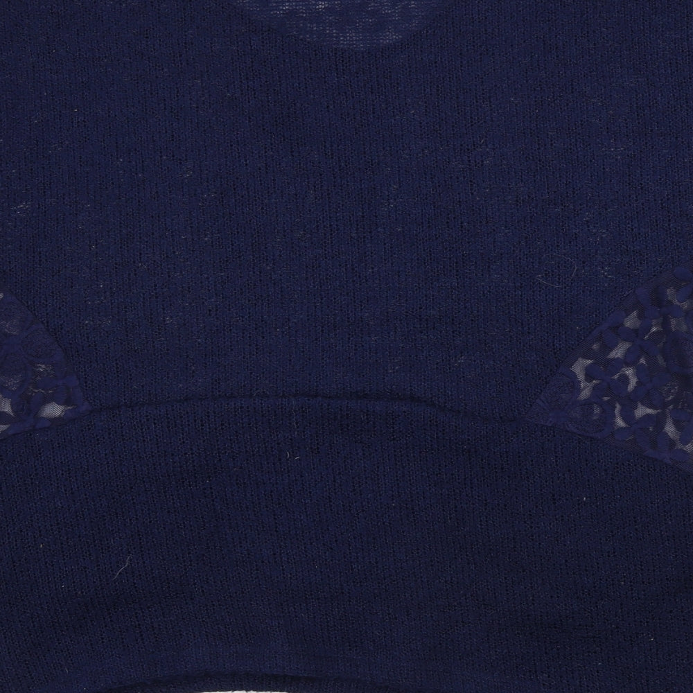 Sugar Crisp Womens Blue Pullover Jumper Size M