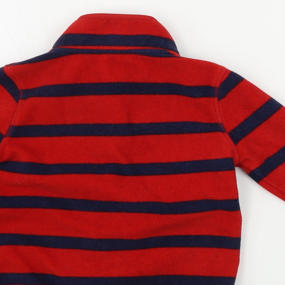 George Boys Red Striped Jacket Coat Size 2-3 Years
