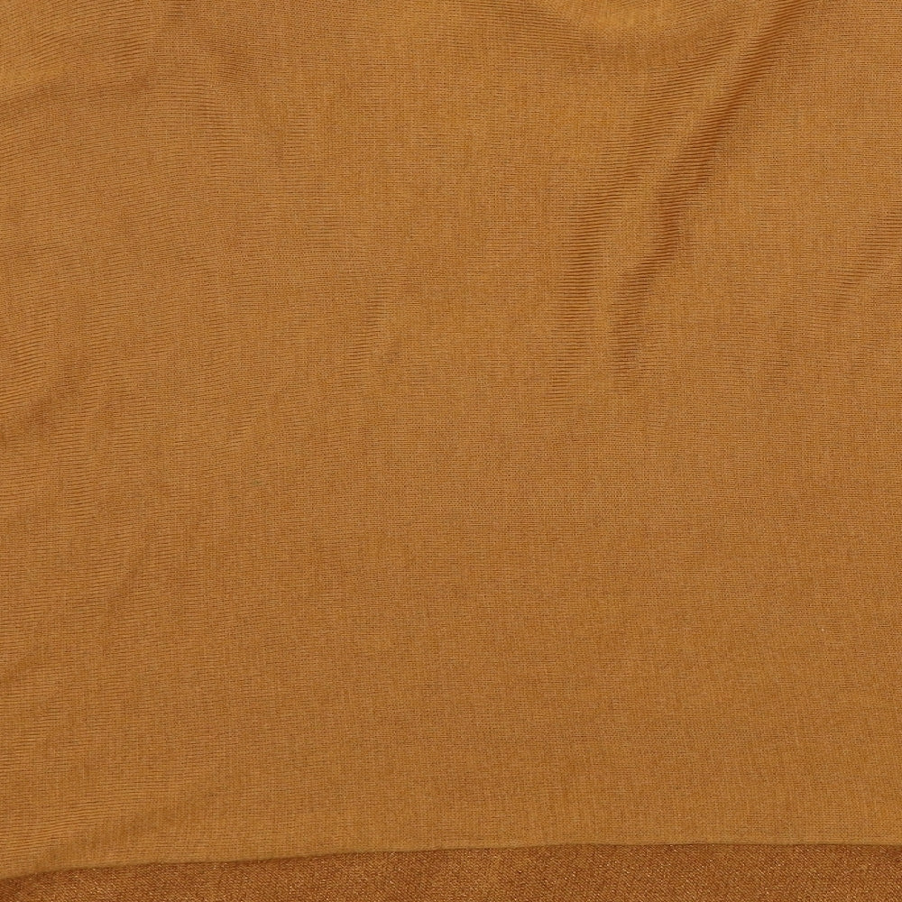 Bunoh Womens Brown Pullover Jumper Size M