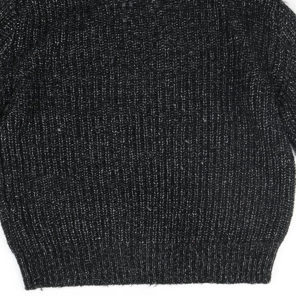 J N R D Womens Black Pullover Jumper Size S