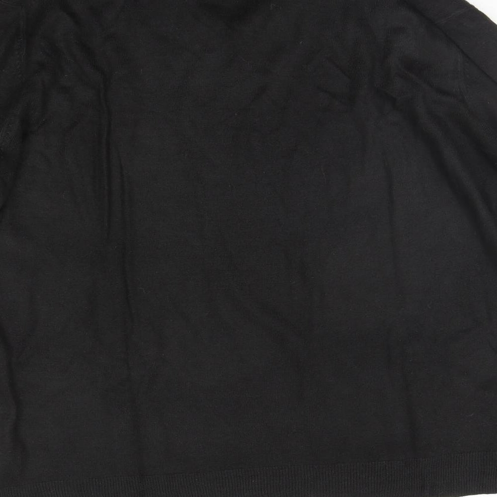 Burton Mens Black Houndstooth Pullover Jumper Size XL