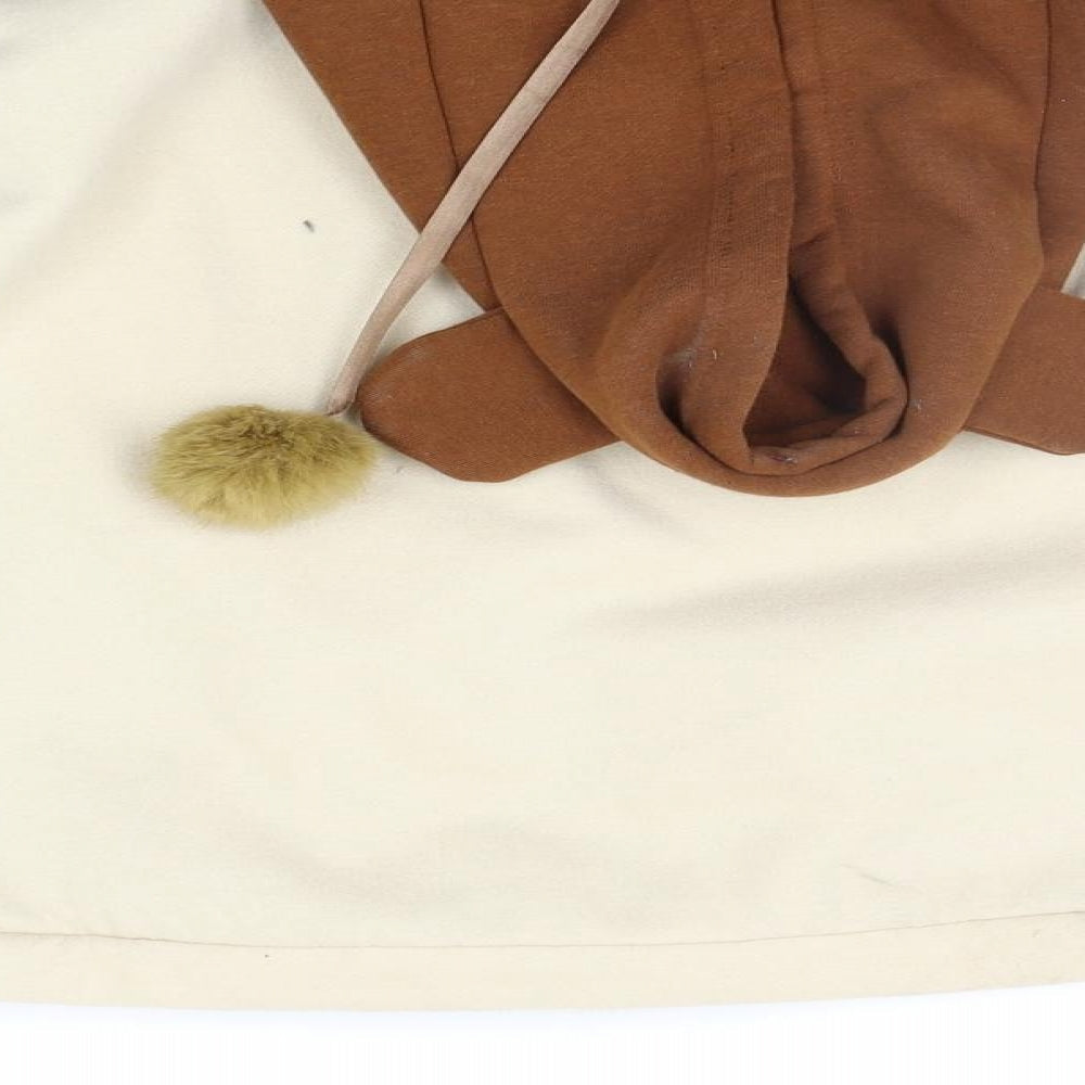 SheIn Womens Beige Pullover One Size - BEAR