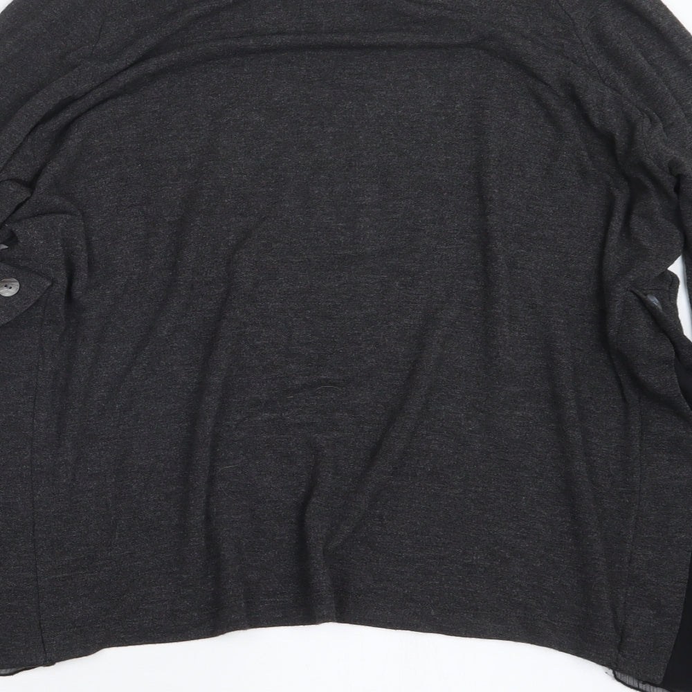 Soul Womens Grey Basic T-Shirt Size XL