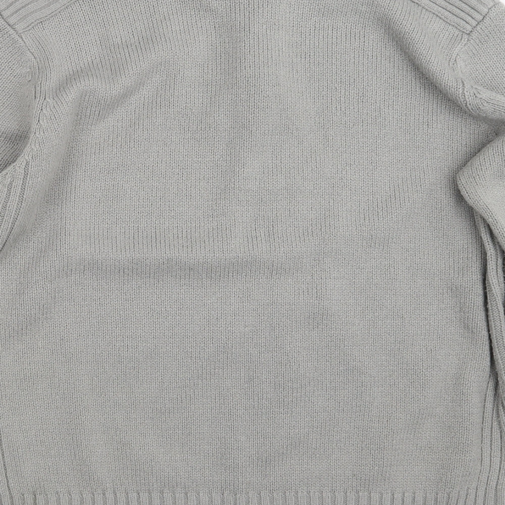 Hutson Harbour Mens Grey Knit Pullover Sweatshirt Size XL