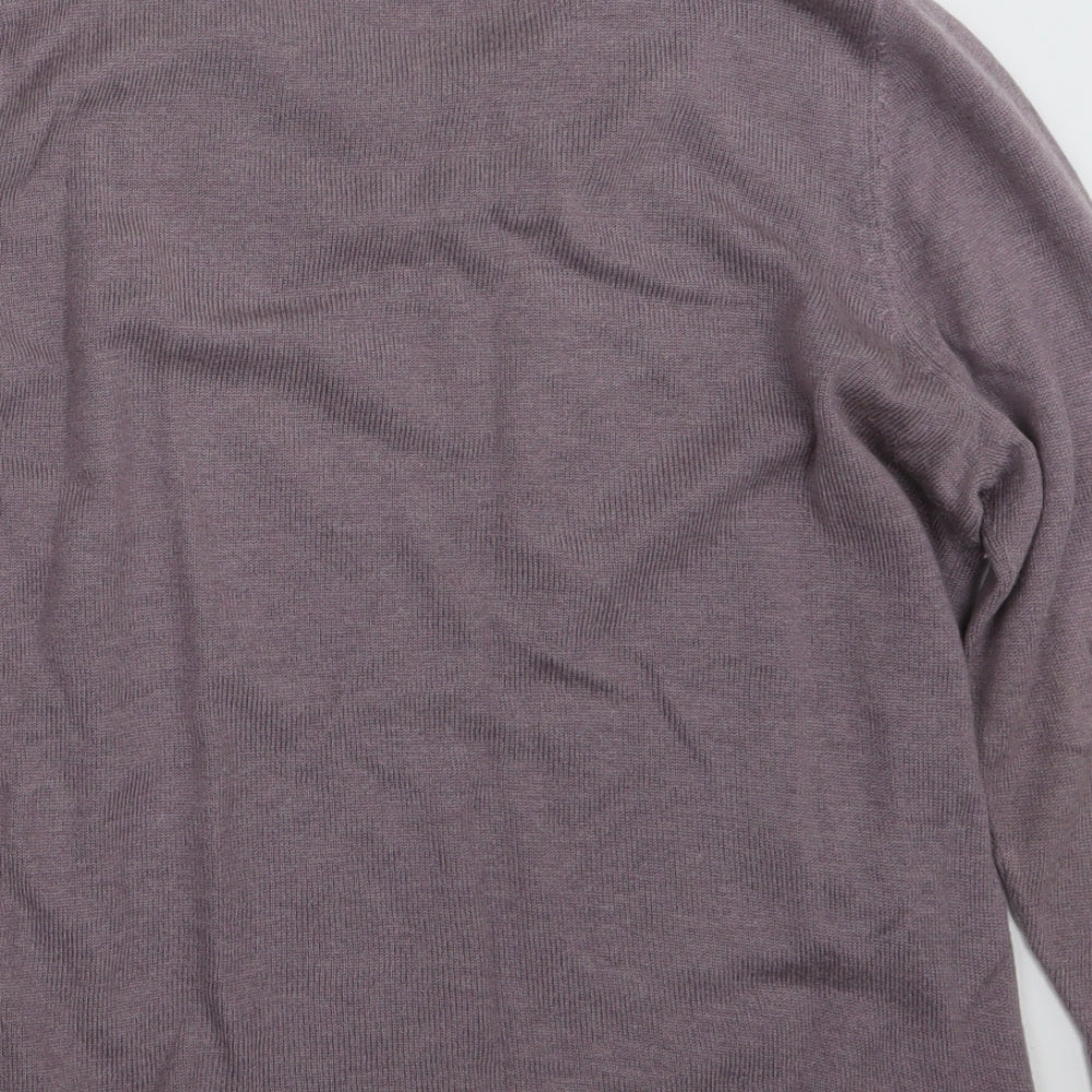 Marks and Spencer Womens Purple Knit Pullover Jumper Size 12