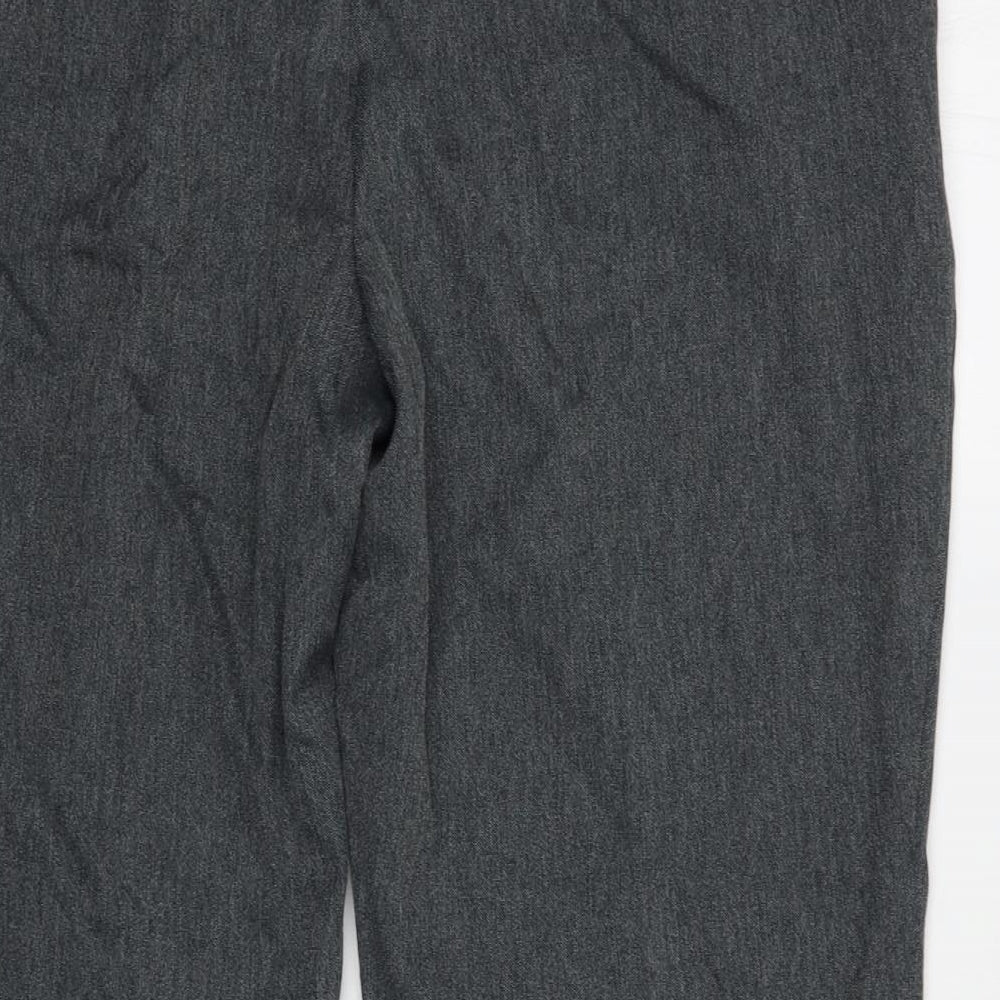 Marks & Spencer Womens Grey Trousers Size 18 L30 in
