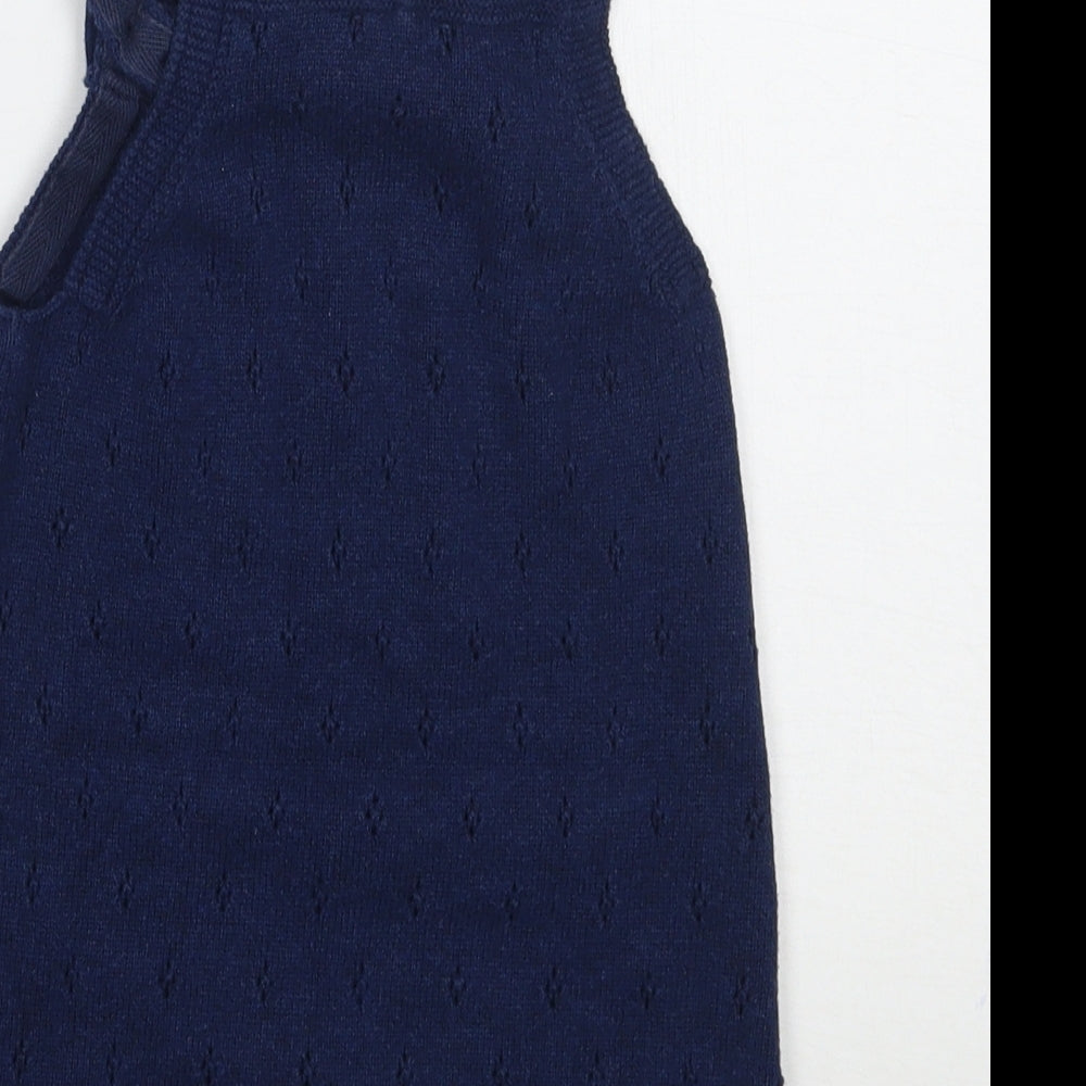 TU Girls Blue Basic Tank Size 9-12 Months