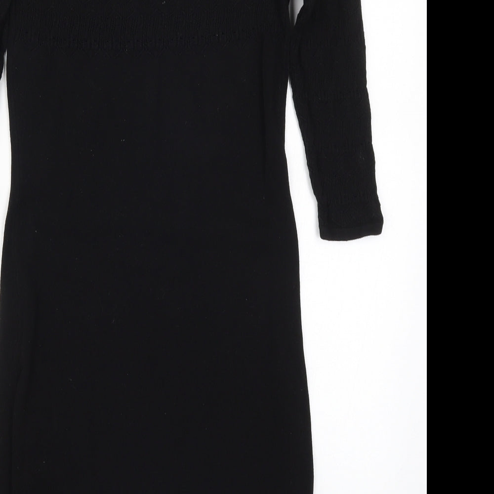 H&M Womens Black Bodycon Size S