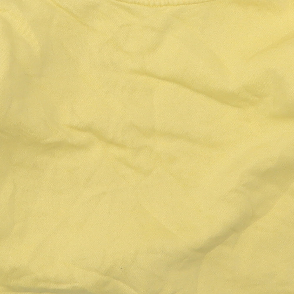 H&M Girls Yellow Pullover Sweatshirt Size 2-3 Years