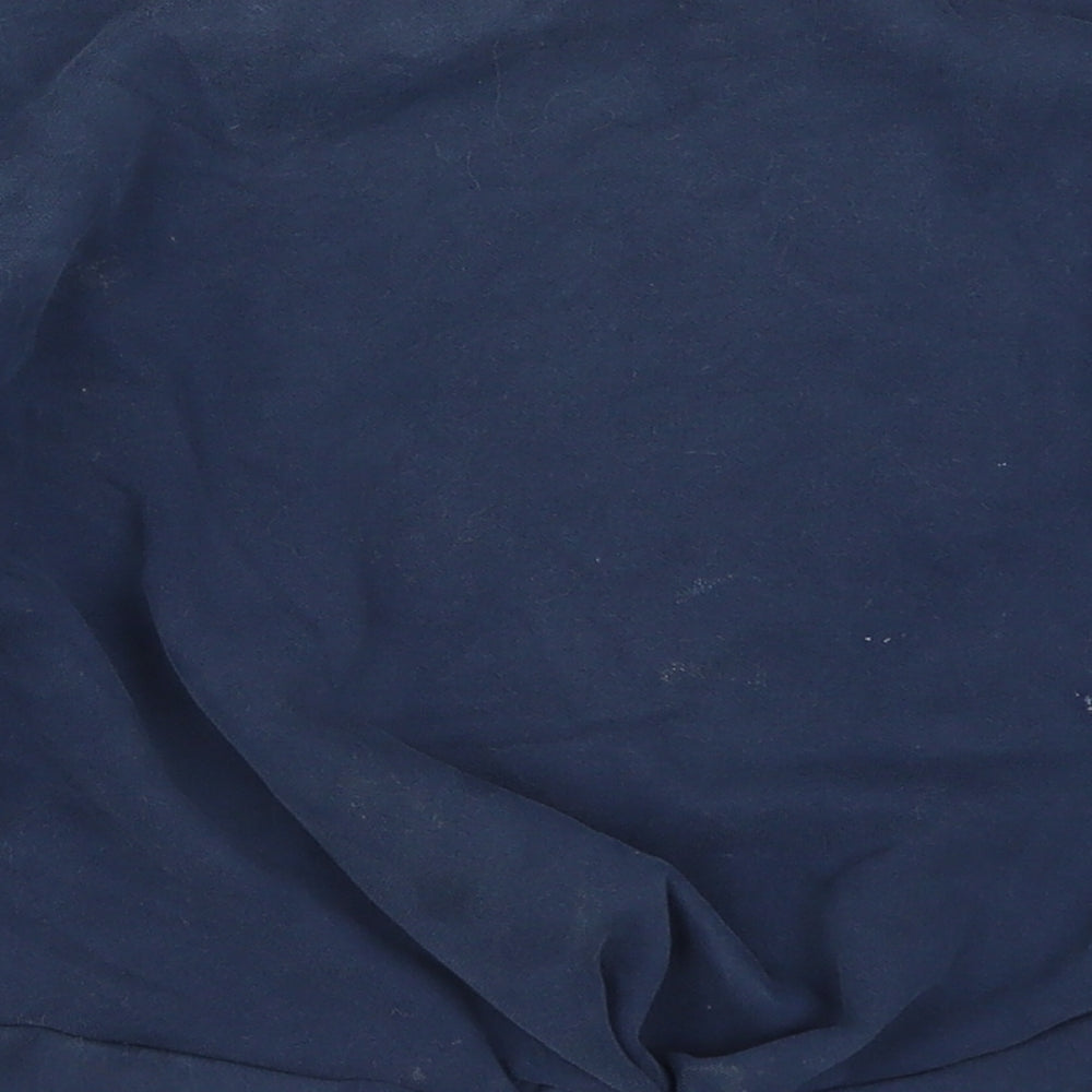 George Girls Blue Striped Pullover Sweatshirt Size 8-9 Years