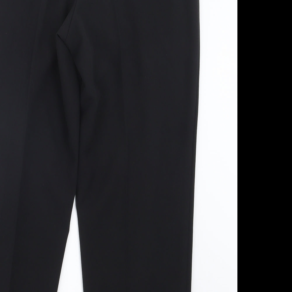 Classics Womens Black Trousers Size 12 L26 in