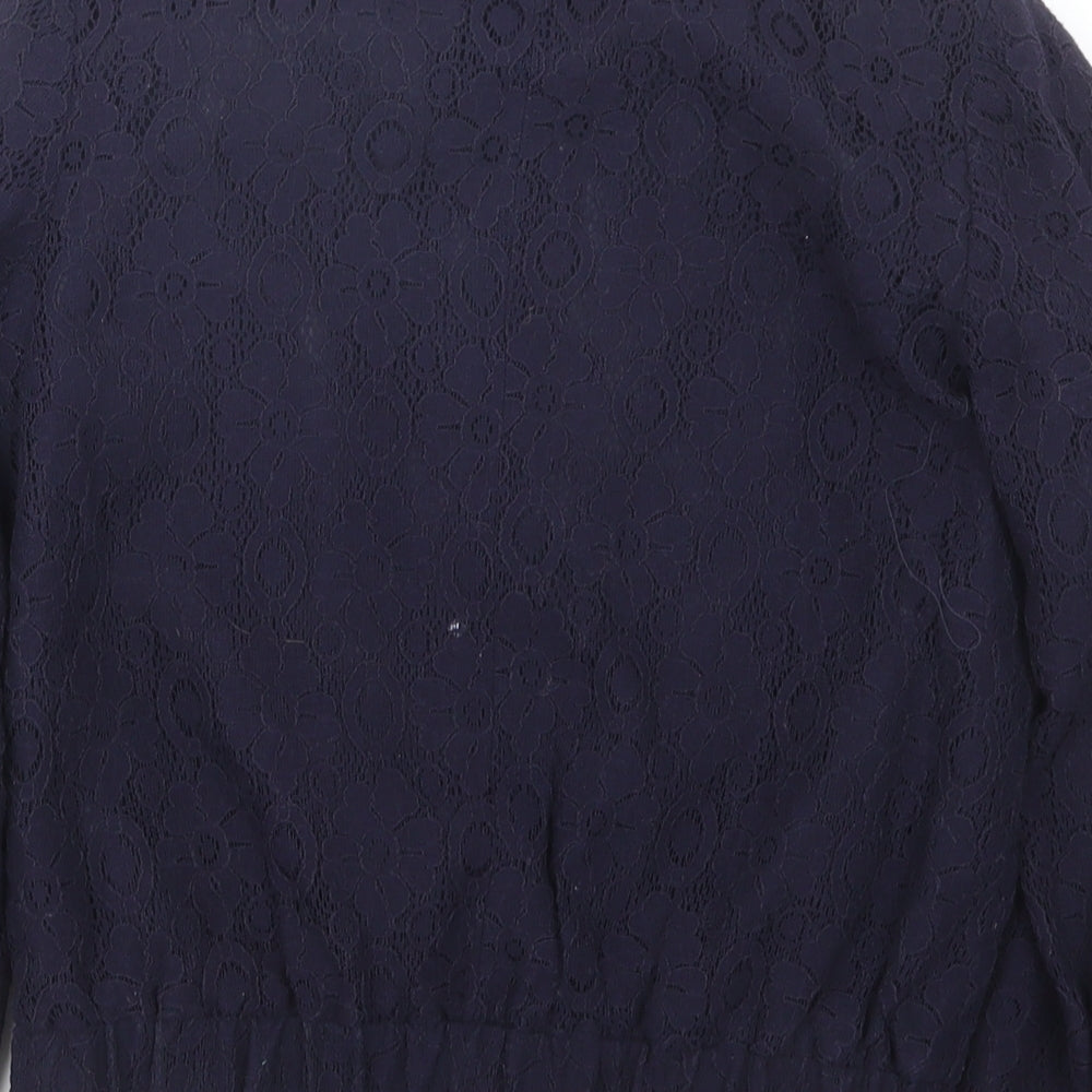 Nutmeg Girls Blue Lace Jacket Size 9-10 Years