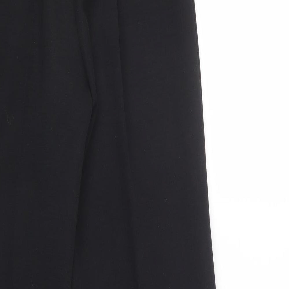 dacron Womens Black Trousers Size 14 L30 in