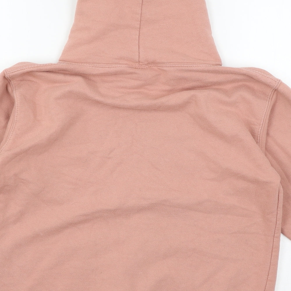 Just Hoods Girls Pink Jersey Pullover Hoodie Size 12-13 Years