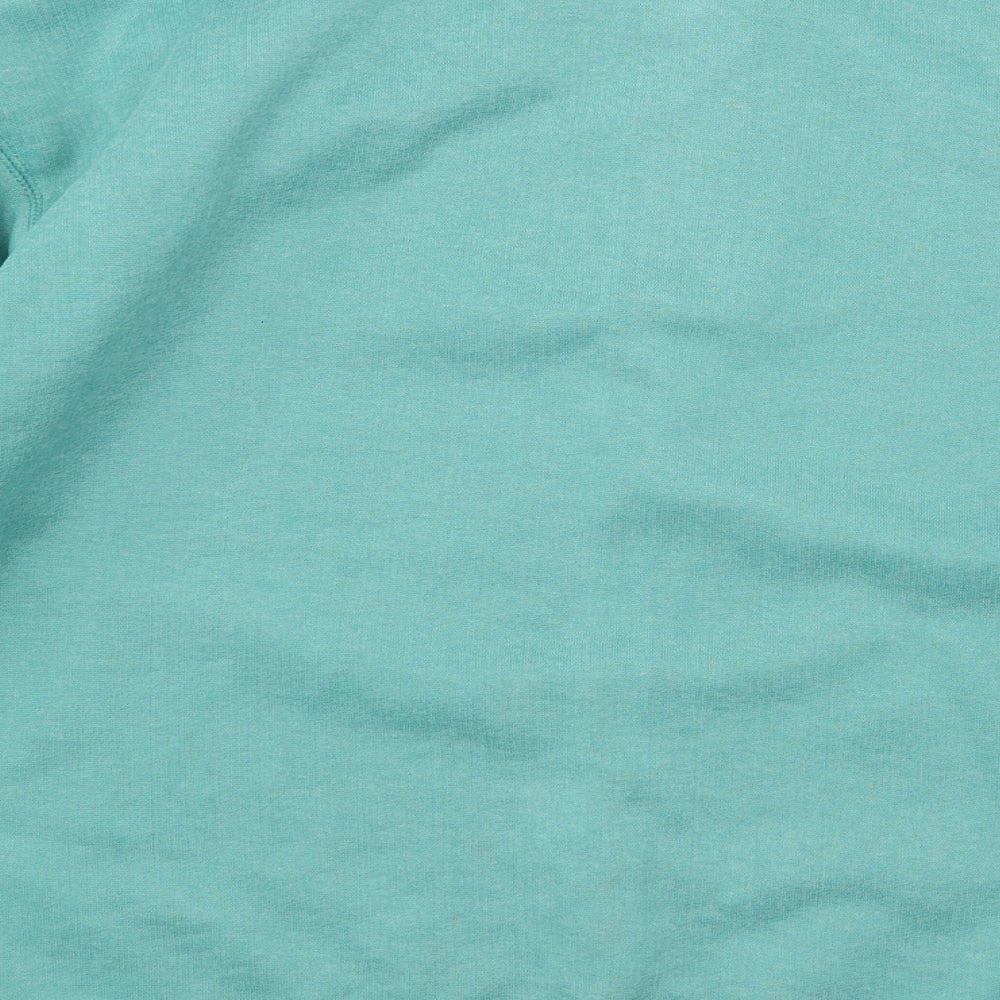 Design Essentials Womens Blue Jersey Pullover Sweatshirt Size S