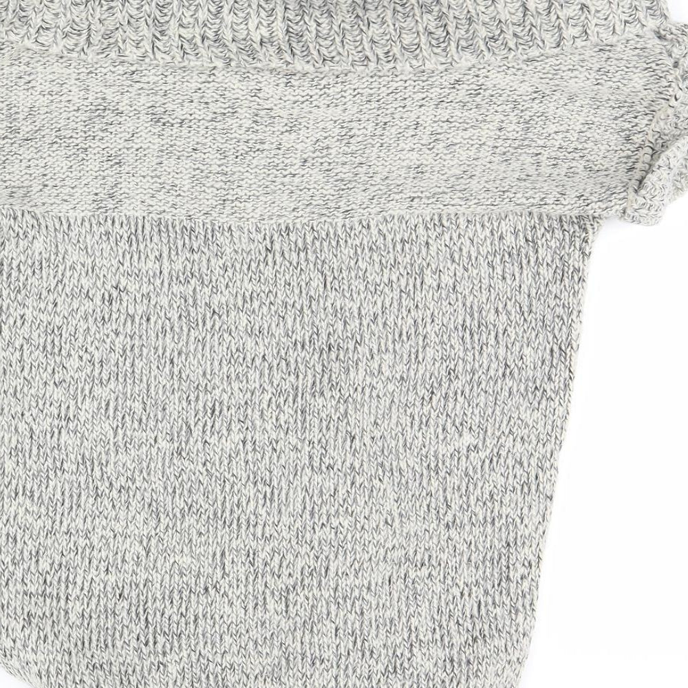 New Look Womens Grey Pullover Jumper Size S