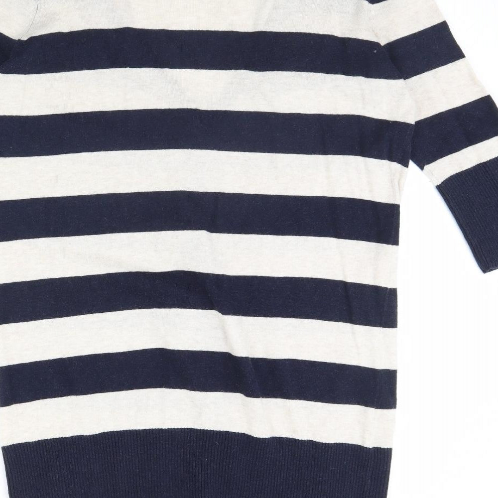 ASOS Womens Blue Striped Cardigan Jumper Size 12