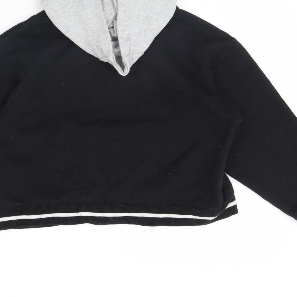 Primark Girls Grey Pullover Hoodie Size 10 Years