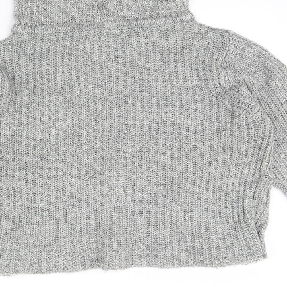 New Look Womens Grey Pullover Jumper Size 14