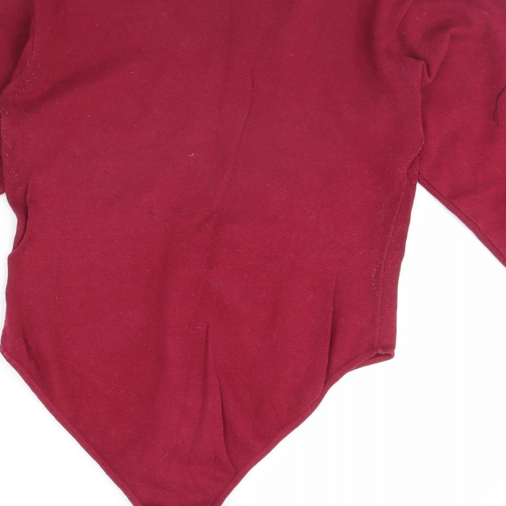 Para Womens Pink Bodysuit One-Piece Size L
