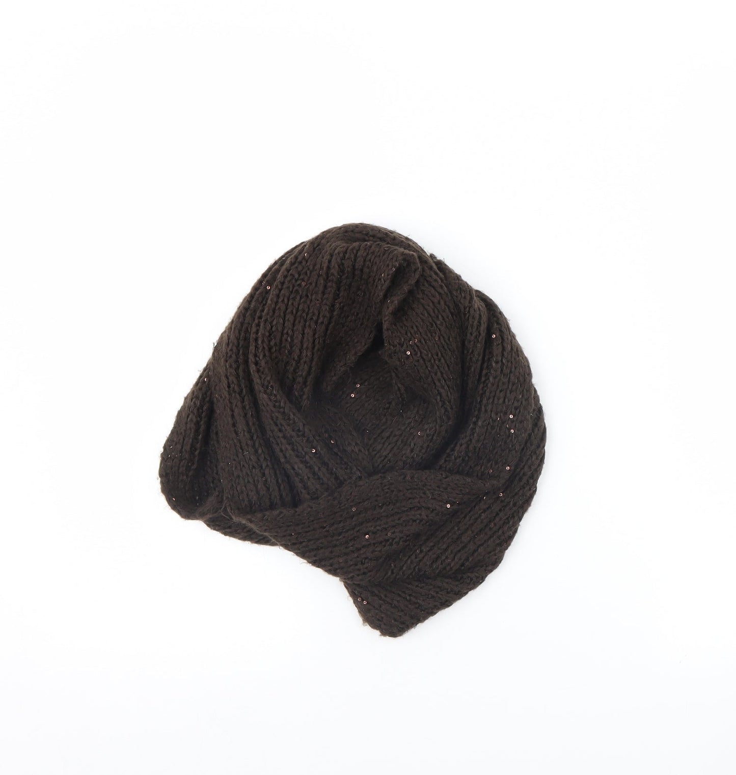 Preworn Womens Brown Scarf