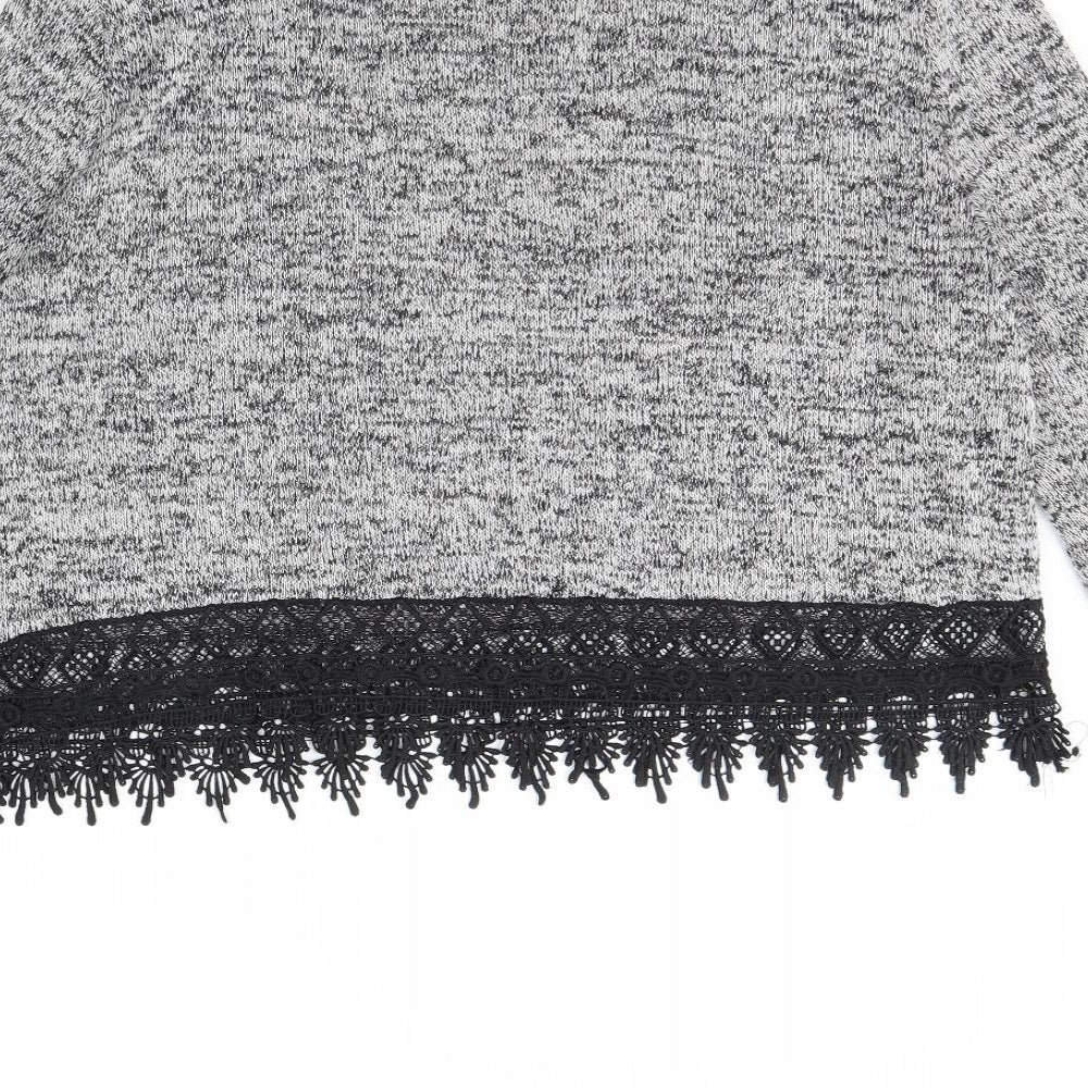 H&M Womens Grey Pullover Jumper Size L