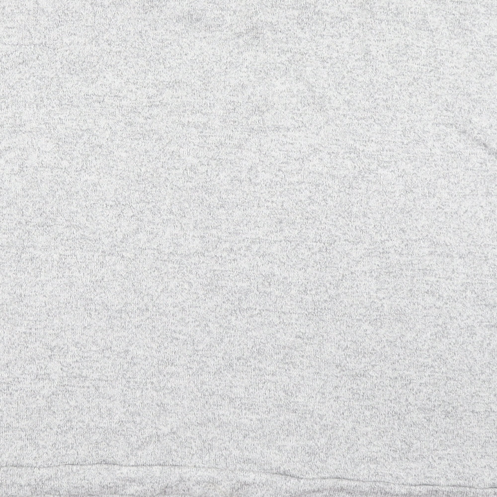 Avenue Womens Grey Basic T-Shirt Size 16