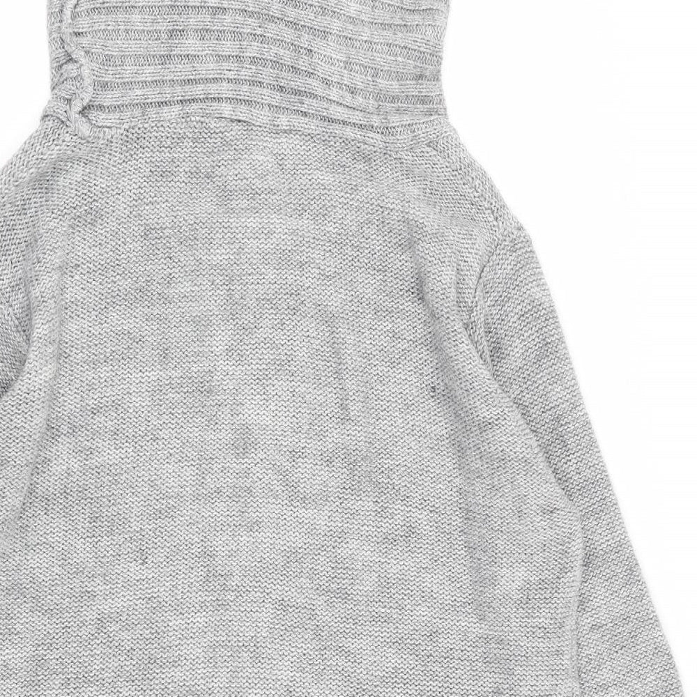 Elisabeth Scott Womens Grey Rayon Pullover Jumper Size M