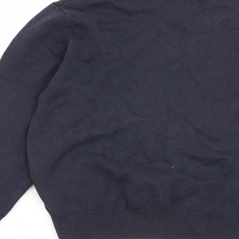 Asda George Boys Blue Pullover Jumper Size 4-5 Years