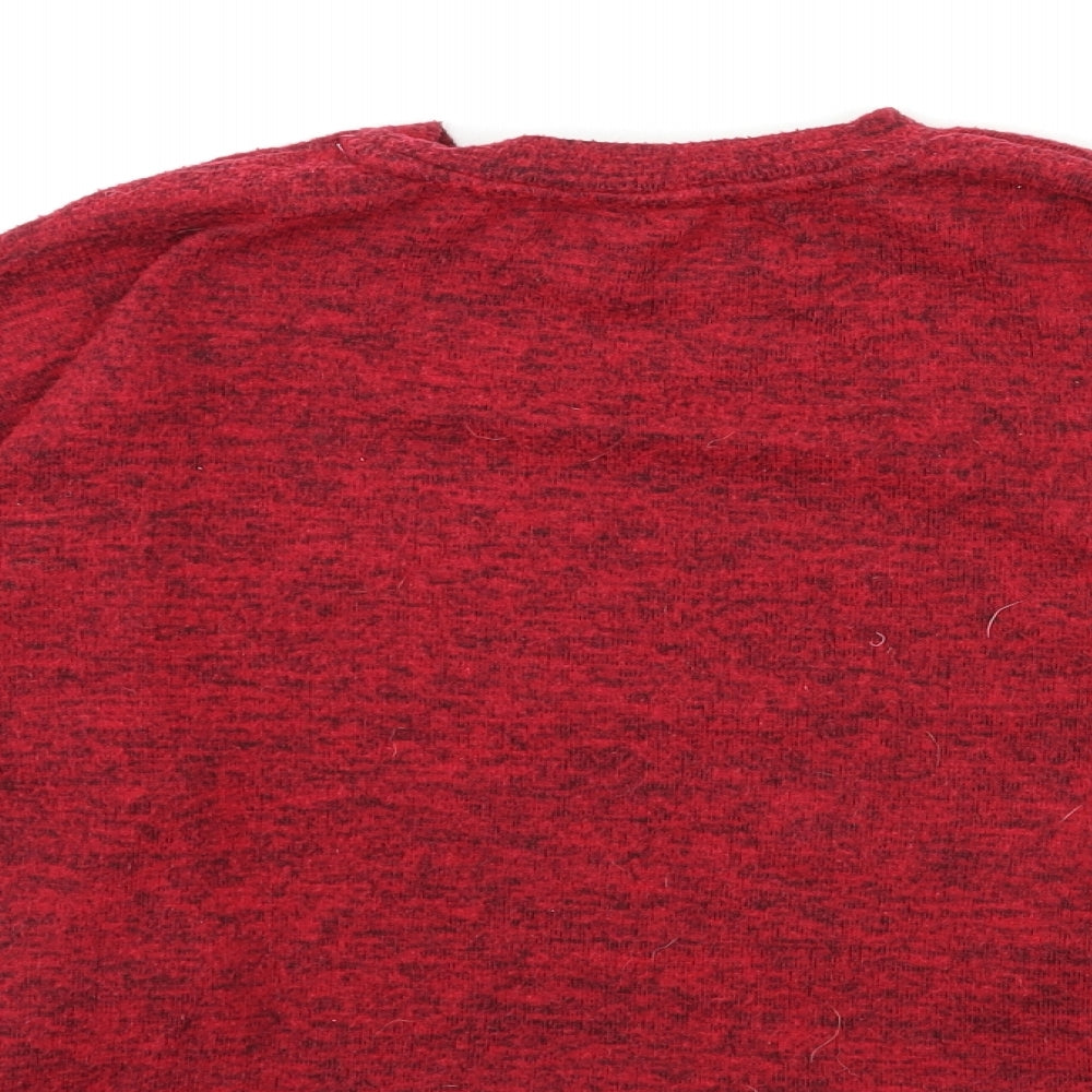 F&F Girls Red Pullover Sweatshirt Size 7-8 Years
