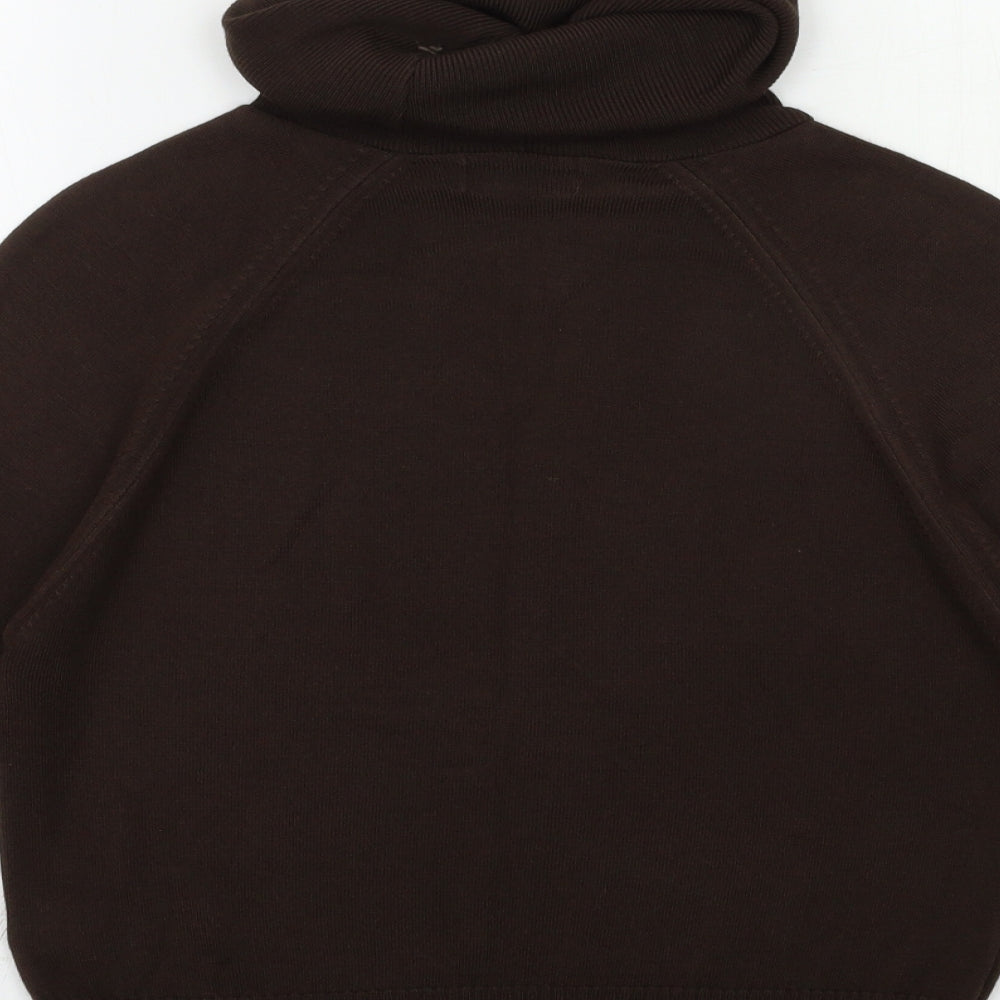 Essentials Womens Brown Knit Pullover Jumper Size 14
