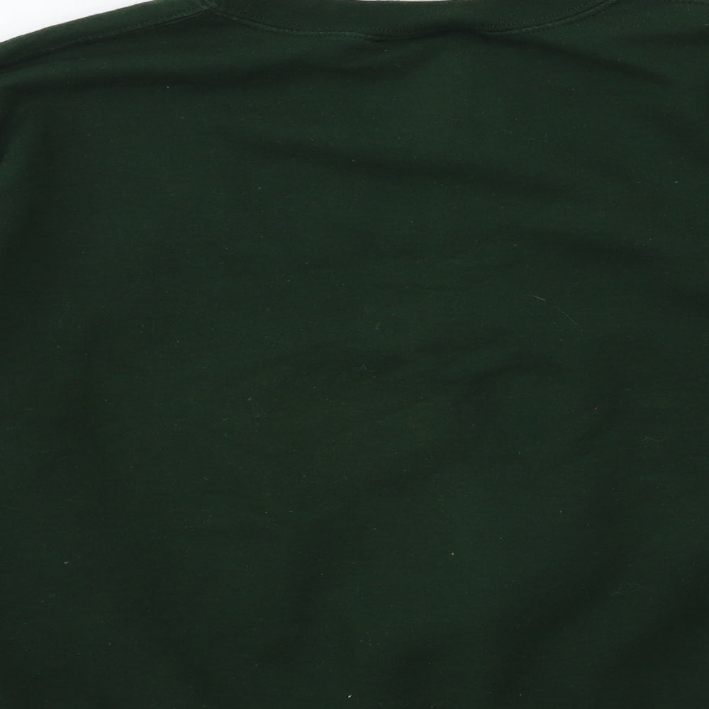 Gildan Womens Green Pullover Sweatshirt Size S
