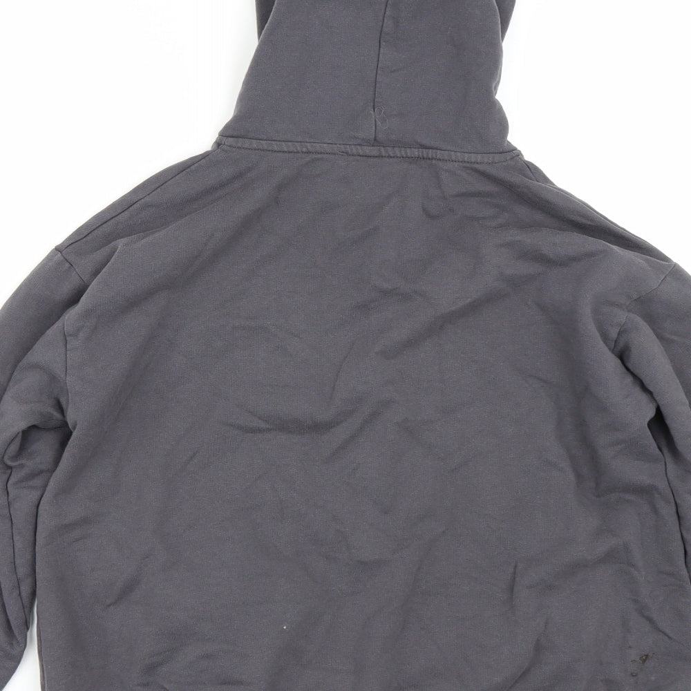 George Girls Grey Pullover Hoodie Size 9-10 Years