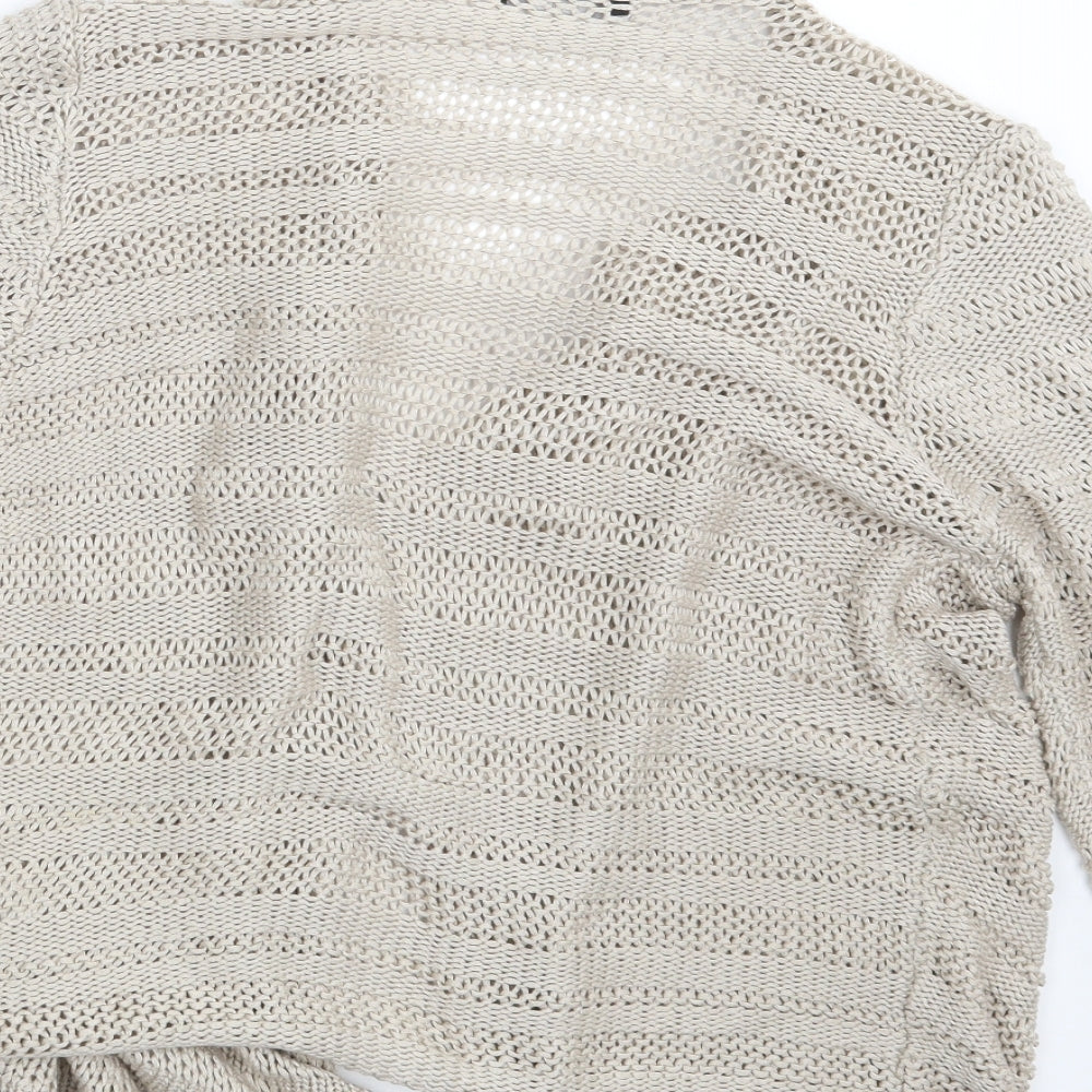 Moda @ George Womens Beige Wrap Jumper Size 14