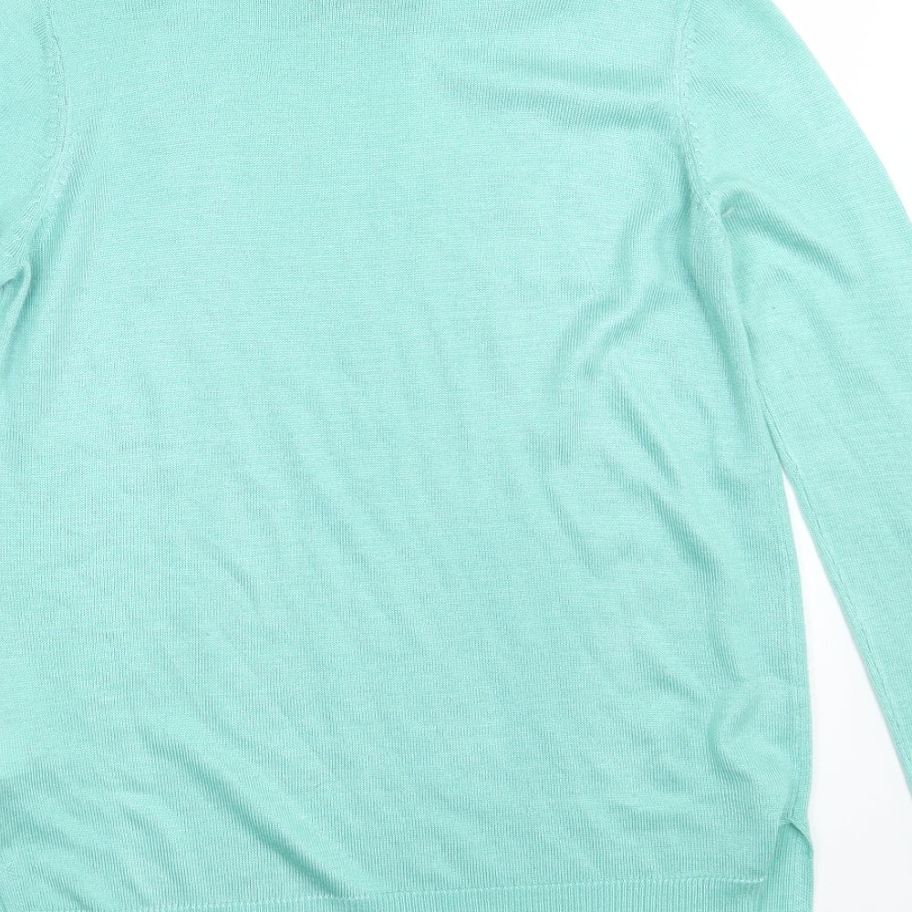 Atmosphere Womens Green Pullover Sweatshirt Size 8