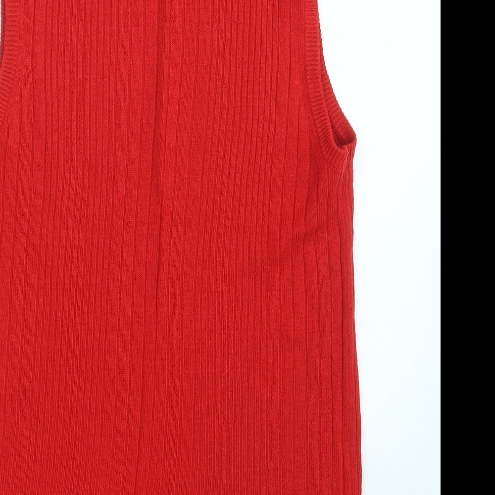 Select Womens Red Pullover Jumper Size 12