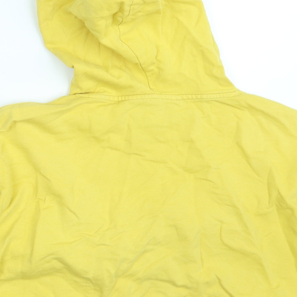 H&M Girls Yellow Pullover Hoodie Size 10-11 Years